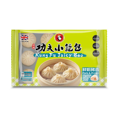 ❄️ Kung Fu Juicy Bao Siu Loong Bun (Pork & Prawn) 功夫 灌湯小籠包 (鮮蝦豬肉) 20 x 300g (12 pcs)