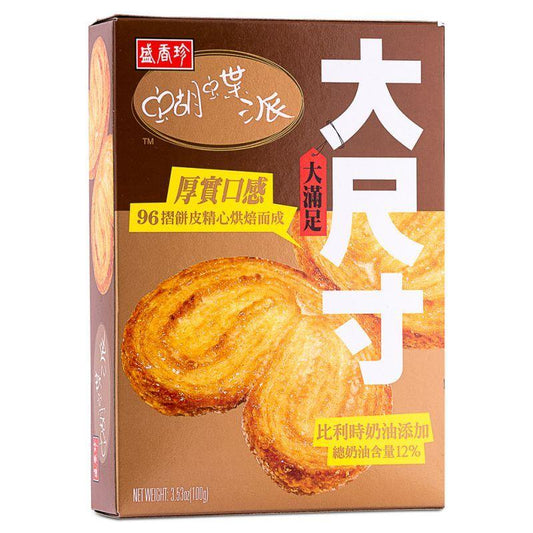 (Case) Triko Foods Palmiers (Butter Flavour) 盛香珍 大尺寸蝴蝶派 (奶油味) 100g*12
