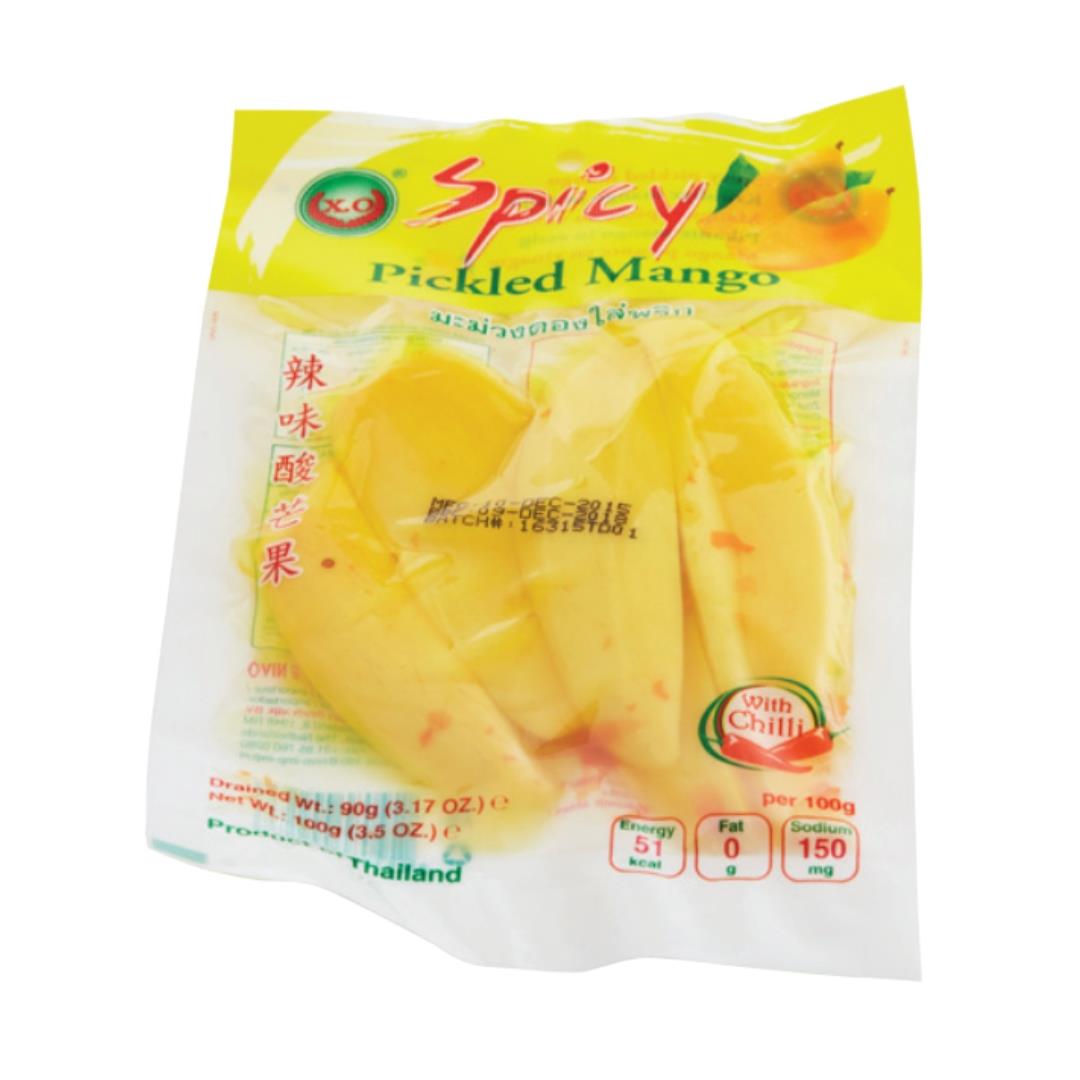 X.O Spicy Pickled Mango 辣味酸芒果 24 x 100g