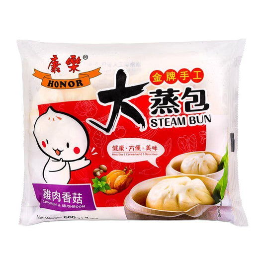 ❄️ Honor Chicken & Mushroom Steam Bun 康樂 手工大蒸包 (雞肉香菇) 10 x 600g (4 pcs)